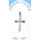 Croix Argent 25 mm