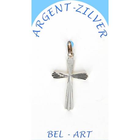 Croix Argent 25 mm