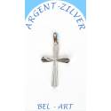 Croix Argent 25 mm