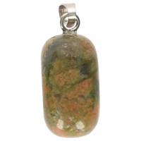 Pierre De Santé Pendentif 15 X 10 Mm Unakite