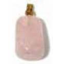 Pierre De Santé Pendentif 15 X 10 Mm Quartz Rose