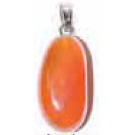 Gezondheidssteen Hanger 25 X 15 Mm Cornaline 