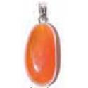 Gezondheidssteen Hanger 25 X 15 Mm Cornaline 