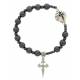 Armband-tientje - hematiet - H Jacobus 