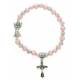 Bracelet-Dizainier Ange - Rose + Roses agtées