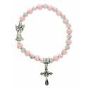 Bracelet-Dizainier Ange - Rose + Roses agtées