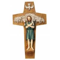 Croix Murale - 15 cm - Bon Pasteur