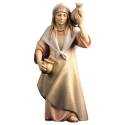 Bergère avec cruche : crèche de Noël en bois Komet 12 cm