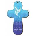 Croix Murale Bois 9.4 X 15 Cm Viens Esprit D'amour