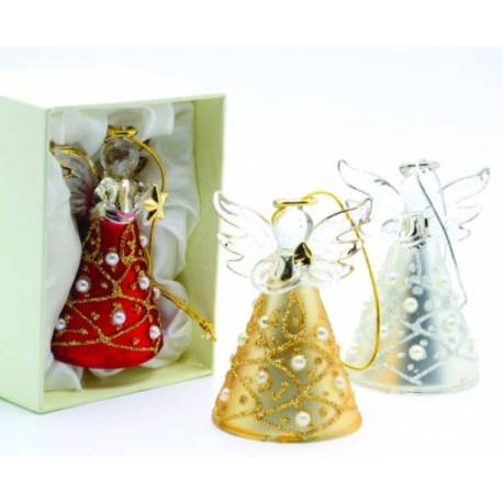 Ange 8 cm - Verre - Couleurs Ass.