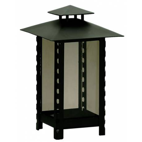 Graflamp 21 cm Staal / Zwart 