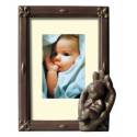 Lijst / Brons - Liggende Hand + Baby - 9 X 13 Cm 
