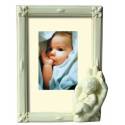 Lijst / Wit - Liggende Hand + Baby - 9 X 13 Cm 