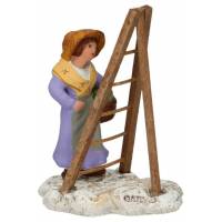 Santon Gateau 7 Cm Ramasseuse D'olive