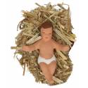 Santon Gateau 7 Cm Jesus Sur Paille