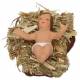 Santon Gateau 7 Cm Jesus Sur Paille
