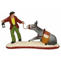 Santon Gateau 7 Cm Homme A L'âne
