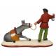 Santon Gateau 7 Cm Man Met Ezel 