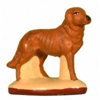 Santon Gateau 7 Cm Chien Marron