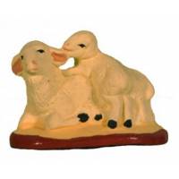 Santon Gateau 7 Cm Mouton + Agneau