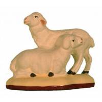 Santon Gateau 7 Cm 2 Moutons