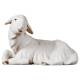 Agneau couché : crèche de Noël en bois Komet 12 cm