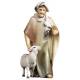 Herder + Stok + Schaap : houtsnijwerk kerstgroep Komet 12 cm 
