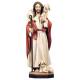 Statue en bois sculpté Bon Berger 18 cm couleur