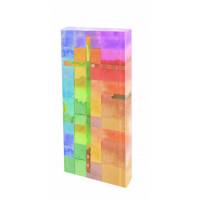 Wandplaat in glas 6 x 13 cm Kruis 