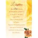 Carte Double + Env - Le Baptême