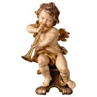 Ange/Trompette Sur Socle 23 Cm Couleur