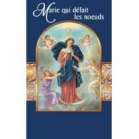 Dubbel Prentje Maria die de knopen ontwart 13 X 8 cm - FR 