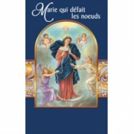 Feuillet 13 X 8 cm Marie qui défait les noeuds