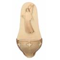 Bois Sculpte/ Ange 15Cm 2 Ton Bois
