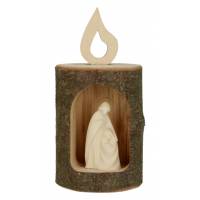 Kerstfiguur in boomschors H 10 cm x 5 cm Natuur 