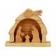 Creche 6 Cm Bois Sculpte