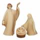 Kerststal 15 Figuren 10 Cm 2 Houtkleuren 
