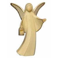 Ange En Bois Sculpte Avec Lanterne 8Cm Alabaster