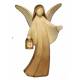 Ange En Bois Sculpte Ave Lanterne 8 Cm 2 Ton Bois