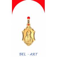 Médaille Or 9 Crts - Banneux - 21 X 13 mm