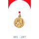 Medaille Goud 9K - H Rita - 16 mm 