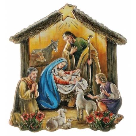 Plaque Magnetique Nativite