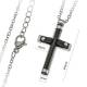 Croix 24 mm et chaîne acier inoxydable