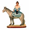 Santon Gateau 7 Cm Arlesienne A Cheval