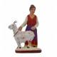 Santon Gateau 7 Cm Femme A La Chevre
