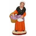 Santon Gateau 7 Cm Vrouw Met Lavendel 