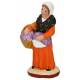 Santon Gateau 7 Cm Vrouw Met Lavendel 