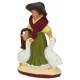 Santon Gateau 7 Cm Femme Aux Oies