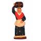 Santon Gateau 7 Cm Femme Au Tonneau