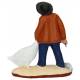 Santon Gateau 7 Cm Homme A L'oie